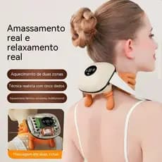 Simulação mão humana ombro pescoço massagem ferramenta útil coluna Cervical massageador amassar pescoço inclinado múscul