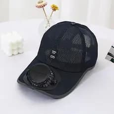 Boné de beisebol com ventilador recarregável Solar de verão, malha respirável, protetor Solar, estilo casal, guarda-sol