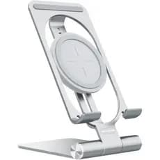 Carregador Sem Fio Rápido Nillkin - Suporte de Carregamento Sem Fio Metálico, Dobrável e Ajustável para iPhone 16 15 14