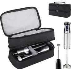 Bolsa de armazenamento para liquidificador de mão, estojo de transporte para liquidificador de imersão portátil, organiz