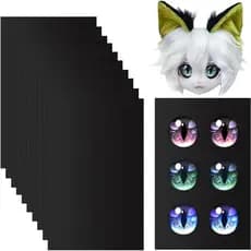 Tela Plástica para Olhos de Fursuit 0.8mm, Impermeável, Impressível, Folhas de Tela Plástica de PVC para Fantasias de Fu