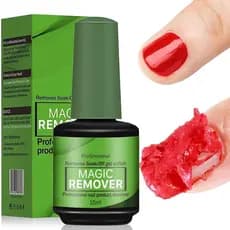 Removedor de esmalte em gel de 15ml, Removedor de esmalte em gel mágico, Removedor de esmalte em gel profissional, rápid