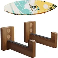 Suportes para Pranchas de Surf para Montagem na Parede, Suporte de Madeira para Prancha de Surf, Suporte de Madeira para