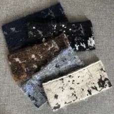 Faixa de cabeça esportiva Maillard para outono e inverno, faixa longa de pelúcia que absorve o suor para tênis, basquete