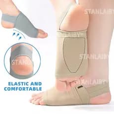 Palmilhas De Suporte De Arco De Silicone Para Mulheres E Homens Corretor De Pés Planos Fascite Plantar Meias De Manga Al