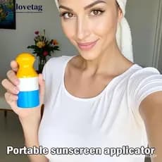 LOVETAG Verão Ao Ar Livre Protetor Solar Aplicador Viagem Portátil Loção Rolo Esponja Ferramenta De Beleza Garrafa De Ma