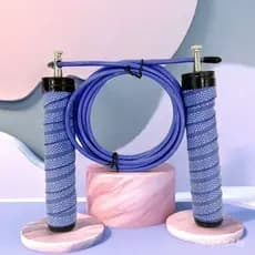 Cinto absorvente de suor Corda de pular Fio de aço Corrida Anel duplo Rolamento duplo Alunos de Fitness para adultos Exa