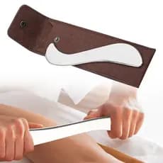 1 Pçs De Aço Inoxidável Gua Sha Ferramentas Massagem Raspador Muscular , Conjunto De Graston Para Liberação Miofascial