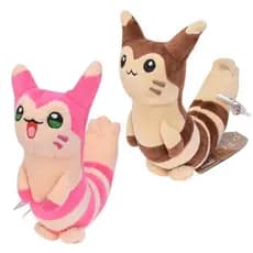 15cm Anime Pokemon Brilhante Pelúcia Furret Bolso Monstro Pelúcia Enchimento Boneca Soft Presente de Natal de aniversári
