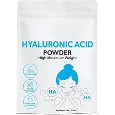 Pó de Ácido Hialurônico, Pó de Sérum de Ácido Hialurônico, Hialuronato de Sódio HA, Suplementos para Suporte de Hidrataç