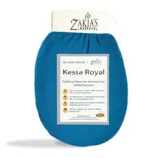 Luva Esfoliante Original Kessa - Azul Turquesa - Luva de microdermoabrasão para remover o excesso de pele morta, sujeira