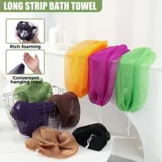 Toalha de banho esfoliante de rede africana para sauna, esfoliador de costas para adultos, toalha de costas em rede, mui