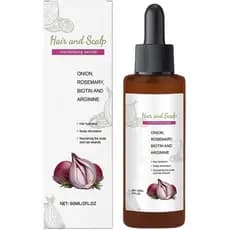 Lançamento de novo produto: Sérum Capilar de Biotina de Cebola e Óleo de Alecrim, contendo biotina para promover o cresc