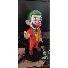 Boneco decorativo mario joker 28 centímetros. estilo vilão.