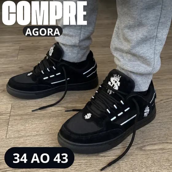 Sapato Masculino Esportivo Leve Amortecimento Prolongado Respiravel Flexivel Corrida Passeio