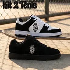 Kit 2 Tenis Masculino Urbano Streetwear Estiloso Moderno Visual Jovem Passeio Dia a Dia