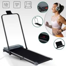 Esteira Elétrica Portátil Fitness Residencial Até 120 kg Velocidade 0-6km/h (127V/220V)