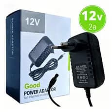 Fonte de Alimentação 12V 2A Bivolt Estabilizada, Compatível com Fitas LED e Câmeras de CFTV