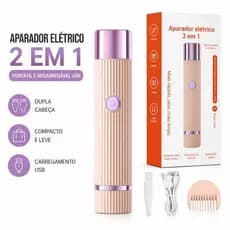 Depilador elétrico delicadeza com sua pelecom navalha dupla Recarregável com Tecnologia avançada Indolor