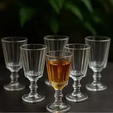 Jogo 6 Mini Taças Licor/Sobremesa/Salada 60ml Vidro