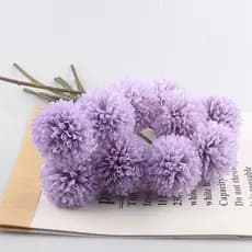Flores artificiais plantas artificiais dente de leão flores artificiais Melaleuca crisântemo decorações de casamento Art