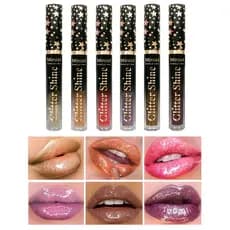 Seis brilho labial estroboscópico Dudu hidratante labial hidratante brilho labial brilho labial espelho transparente bri