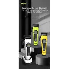 Máquina de cortar cabelo elétrica profissional sem escova Máquina de cortar cabelo de alta potência Display Digital Velo