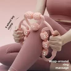9 rodas perna clipe massageador perna muscular relaxar massageador não-espuma rolo fogão ferramenta útil fogão