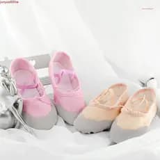 Sapatos De Dança De Balé JUNYUE , Bailarina Com Sola Macia Cordão , Chinelos Para Adultos Antiderrapantes Em 5 Cores