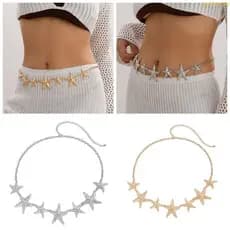 gotitonmegot Starfishes Cintura Corrente Trendy Body Chain Estilos Exclusivos