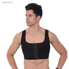 Modelador De Peito Masculino BLUEVELVETSP , Levanta As Costas , Modelagem Fitness , Roupa Íntima Apertada , Respirável