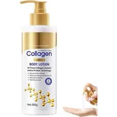 Loção corporal de colágeno, creme de colágeno para a pele (para rosto e corpo), creme firmador corporal, loção firmadora
