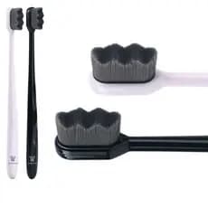 Escova de Dentes Extra Macia Wimolek para Gengivas e Dentes Sensíveis. Escovas de Dente Micro Nano com 20.000 Cerdas Ult