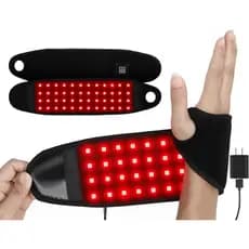 Cinto de Terapia de Luz Vermelha (48 LEDs - Faixa para Mãos e Punhos)