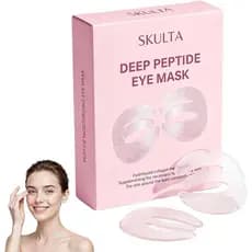 Máscara para Olhos com Colágeno e Peptídeos Profundos Skulta, Design de Três Peças para a Área dos Olhos, Pálpebras e So