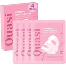 Máscara Facial Quasi, Máscara de Colágeno Bio Quasi, Hidratação Profunda para Firmeza da Pele, Redução de Rugas e Minimi