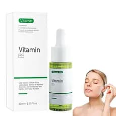Sérum para Alívio da Vermelhidão Facial, Sérum de Vitamina B5, contém Vitamina B5 e extrato de kelp, hidrata e tonifica