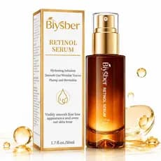 Sérum de Retinol e Colágeno para o Rosto: Sérum Peptídico Anti-Idade e Anti-Rugas - Cuidado Facial Firmador para Dia/Noi