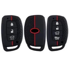 Capa de silicone para chave de carro, adequada para os modelos Hyundai HB20, Tucson, Santa Fe, Reina, Sonata, Elantra, C