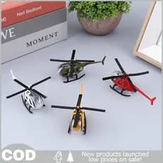 Mini Liga Helicóptero Modelo Brinquedos Coleção De Aeronaves Decorações Simulação Avião Para Crianças Meninos Presente A
