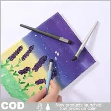1/3 Pçs Reutilizável Desenho Arte Liquidificadores Esponja Caneta Pastel Ferramenta Para Pintura A Óleo Lavável Esboço E