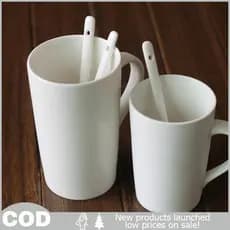 5 Pçs Colheres De Porcelana Mini Cozinha Cerâmica Chá Café Açúcar Sobremesa Colher Novos Talheres Brancos Puros