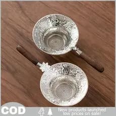 Coador De Chá De Malha De Metal , Peneira De Aço Inoxidável , Dreno Renda , Infusores Úteis , Acessórios De Cozinha