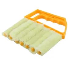 Pano de limpeza para ventilação, escova para ar condicionado de carro, escova de microfibra para ventilador de veículo e