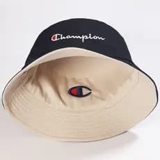 Chapéu de pescador unissex Champion, design de cor sólida em ambos os lados.   Estilo japonês suave, versão coreana.   B