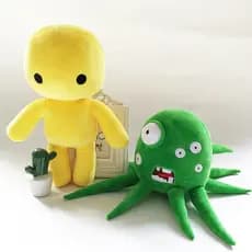 Jogo Do Vapor Wobbly Life Swing Boneca De Pelúcia Cartoon Octopus Monster Doll EU3I