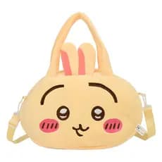 Nova bolsa de pelúcia fofa do Usagi, adequada como bolsa transversal para meninas, bolsa para guardar presentes, fabrica