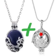 Conjunto de Colares The Vampire Diaries Elena Gilbert + Pierce Katherine N5TZ COQN
