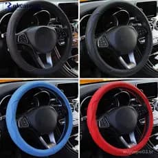 OKCATZONE 38cm/15 Polegada Universal Capa De Volante Do Carro Trança No Moda Antiderrapante Acessórios Automóveis W7Z3