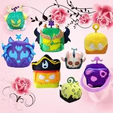 Brinquedo de pelúcia Blox Fruits de baixo preço, boneco de pelúcia Roblox Fruit, boneco de personagem de jogo IQVX.